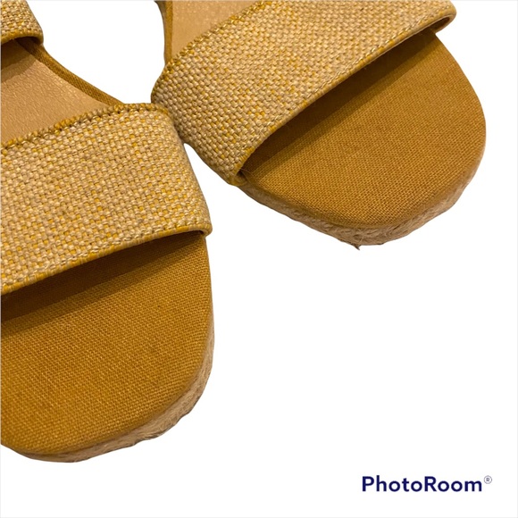 Lucky Brand Mindara wedge sandal woven strappy wedge heel Womens size 8 - Picture 4 of 7